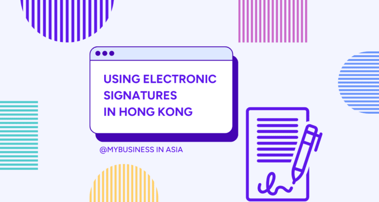 electronic signatures in Hong Kong